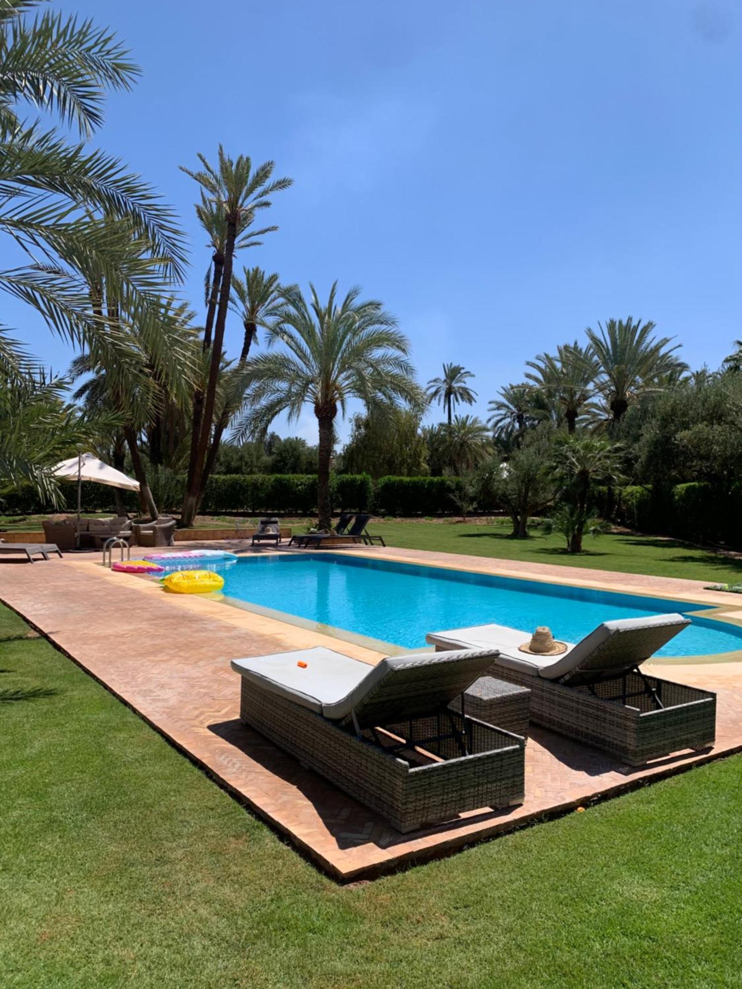 Villa Avec Piscine Privatisee A La Palmeraie Marrakesch Exterior foto
